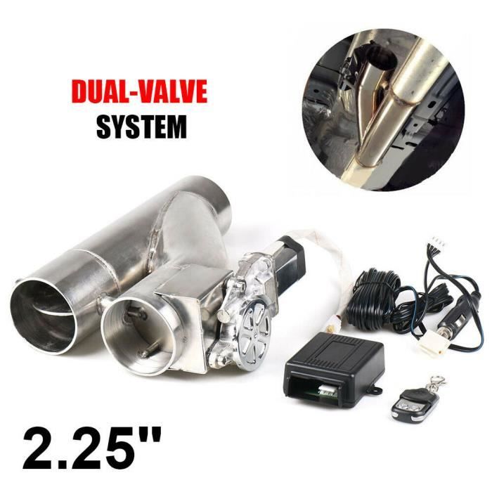 Acheter Kit de découpe de Valve d'échappement électrique, 2/2, 5/3 pouces,  ensemble de Valve de tuyau de découpe électrique, Valve de télécommande  sans fil pour Automobile