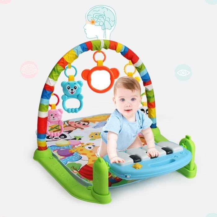 Lot De 5 Arches De Jeu Bébé En Bois 0 Mois+ - Jouet Motricité Fille Garçon Pour Poussette Siège Auto