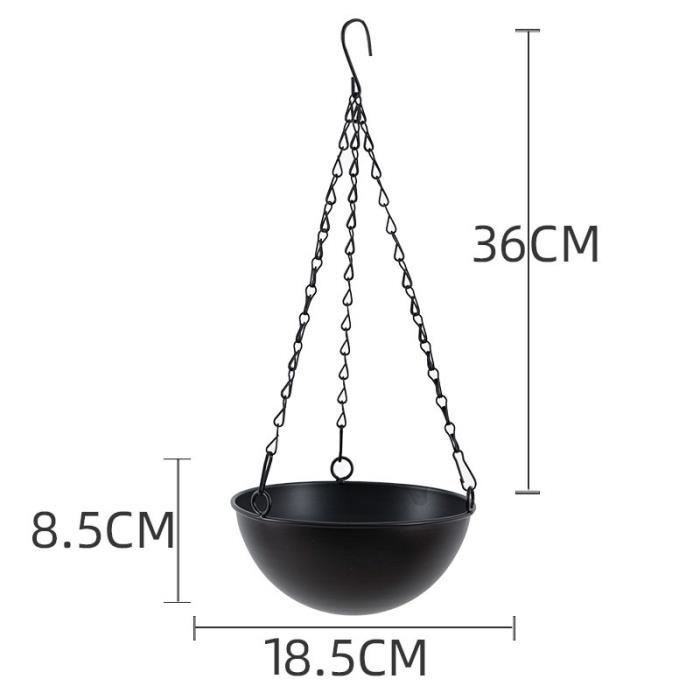 Garden Mile® Support De Panier à Suspendre Pour Terrasse 12" Hanging Basket Chain