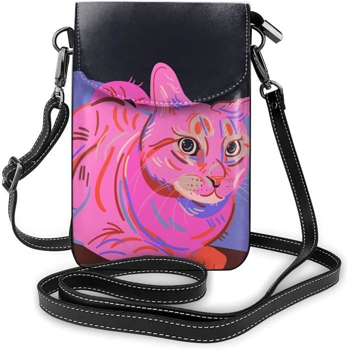 Sac bandoulière motif chat online