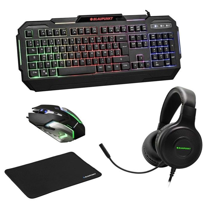 Pack gaming 4-en-1 – Blaupunkt – BLP1950-133 – Noir