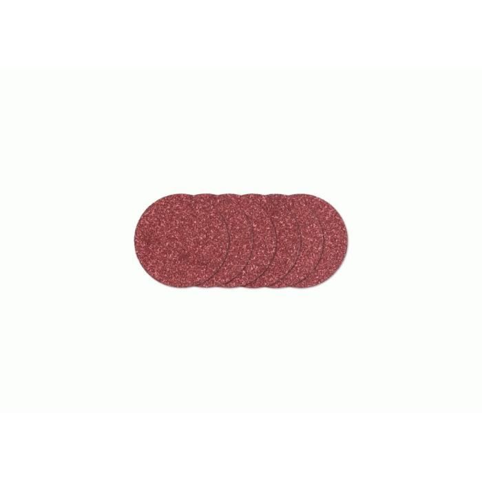 Bosch Pack de 6 feuilles abrasives F460 - 50 mm - grain 120 pour Easy Cut & Grind