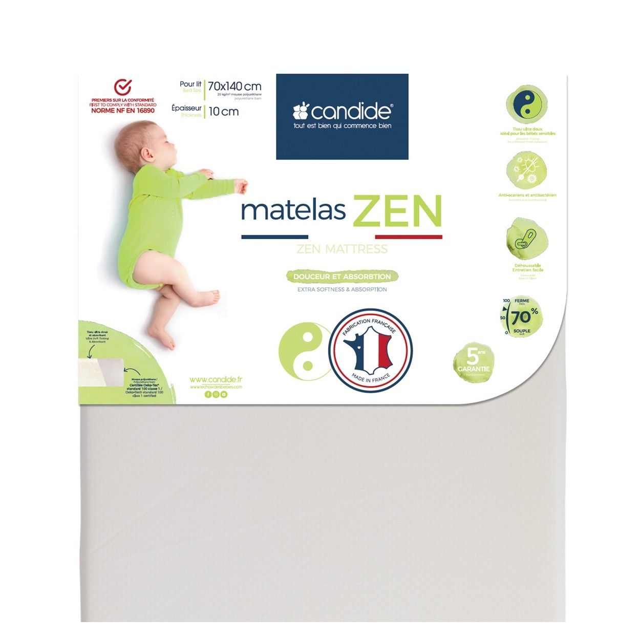26kg//M3 Matelas dappoint b/éb/é pliant 60x12 cm