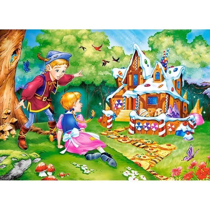 Puzzle enfant - CASTORLAND - Hansel et Gretel - 60 pièces