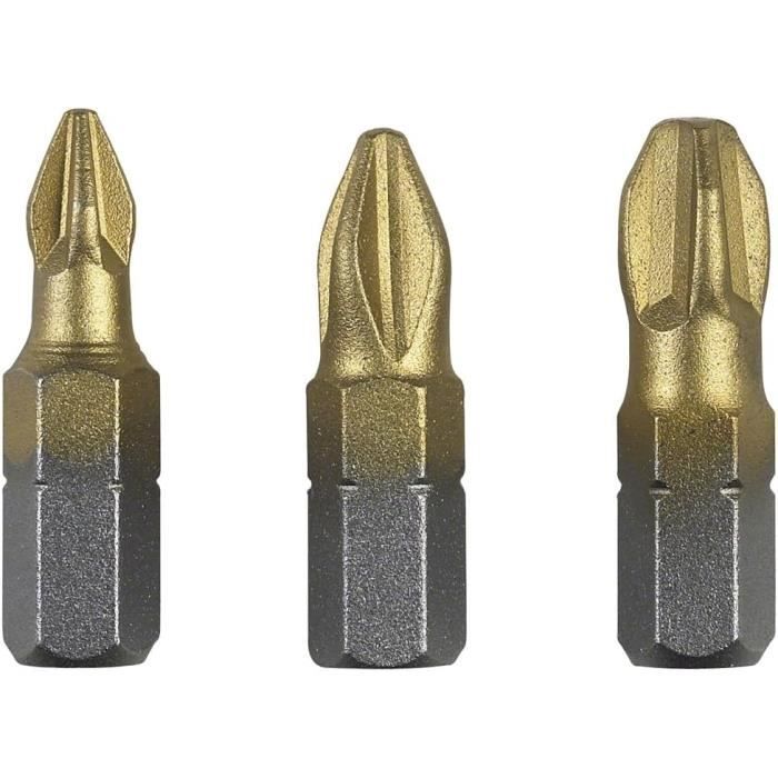 Lot De 10 Embouts De Vissage Professionnels - Acier Inoxydable, Pour Visseuse/percuteur