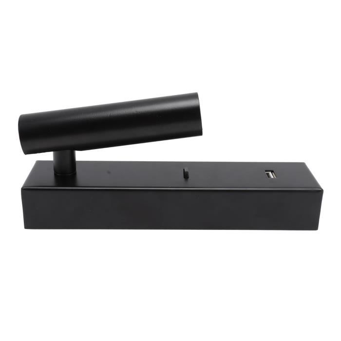 2 Appliques Murales LED Avec Lampe De Lecture Réglable - 3W + 9W, 3000K, Ports USB Et Type-C, Interrupteurs Indépendants - Pour Chambre, Salon, Hôtel