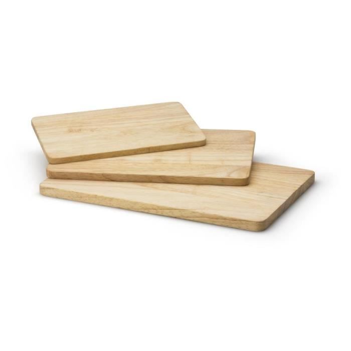 dimensions 45 x 25 x 2 cm. Continenta Planche /à pain en h/être de qualit/é professionnelle avec grille ramasse-miettes