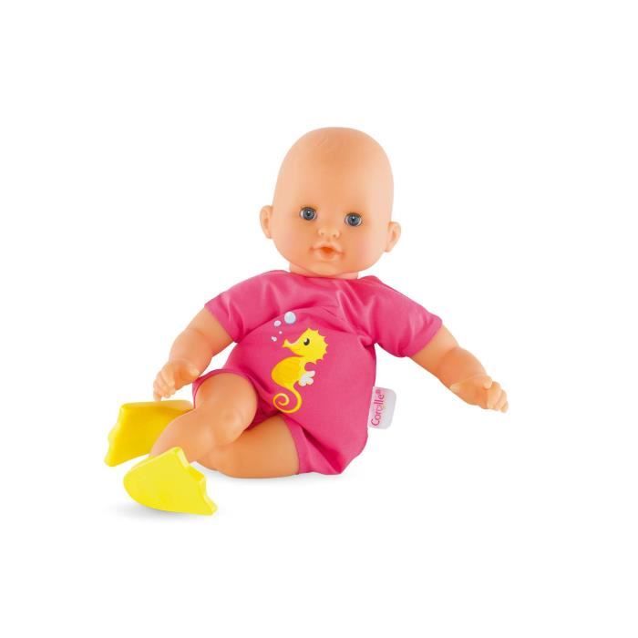 Poupon Mon premier Corolle Mon premier bébé bain Plouf aille Unique Coloris Unique Cdiscount