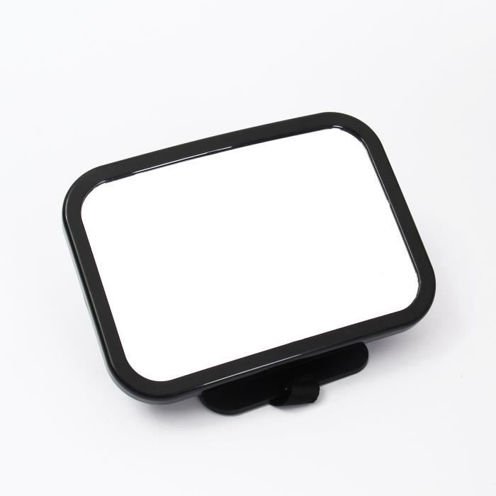 Miroir De Siège Arrière Pour Enfant – Réglable 360° – Vision Sans Angle Mort – Facile à Fixer Sur Pare-soleil