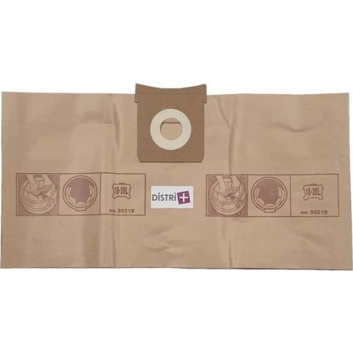 Sac aspirateur compatible : Aquavac - Goblin PLUS 1000 - Pro 200 - Titan VAC350 VAC351... - pochette de 5 sacs papier Sac aspirateur compatible : Aquavac - Goblin PLUS 1000 - Pro 200 - Titan VAC350 VAC351... - pochette de 5 sacs papier