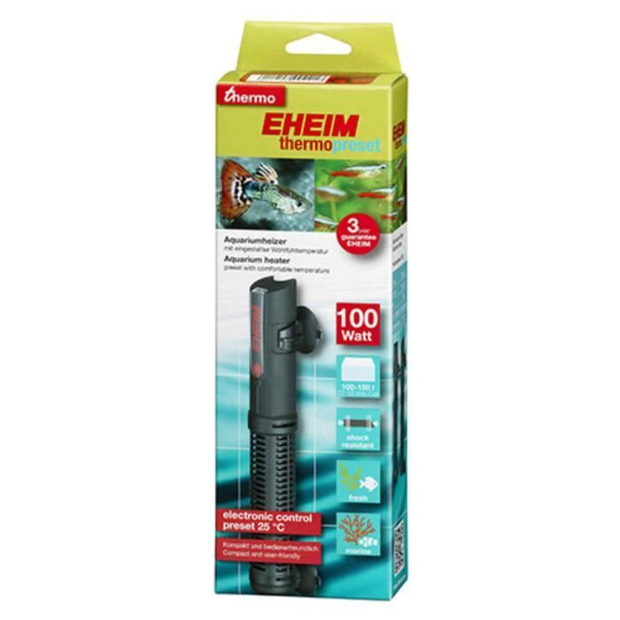 Chauffage ThermoPreset Préréglé pour Aquarium - Eheim - 100W Chauffage ThermoPreset Préréglé pour Aquarium - Eheim - 100W