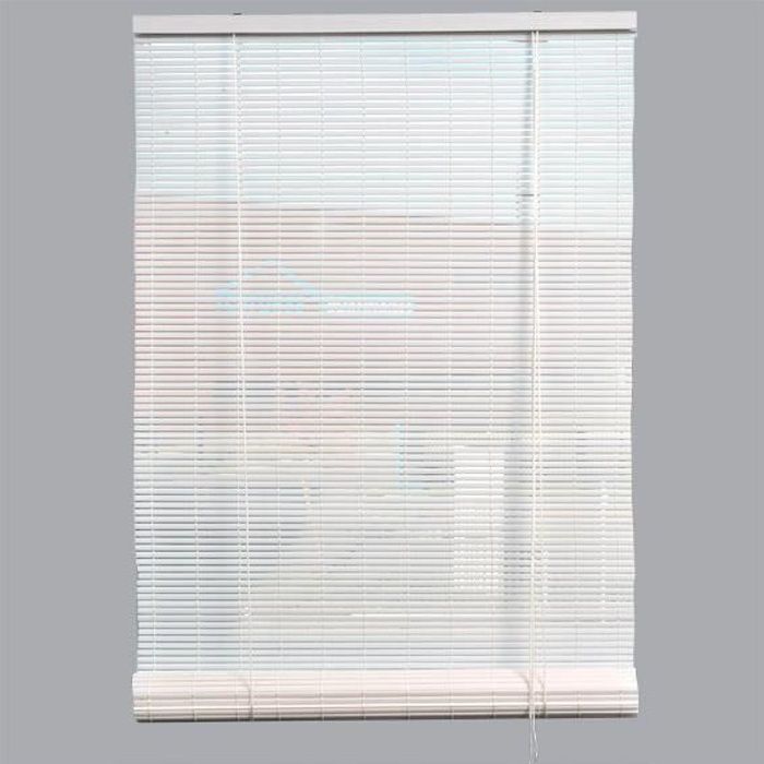 MadeInNature, Store Fenêtre Enrouleur Lamelles PVC, Blanc Ou