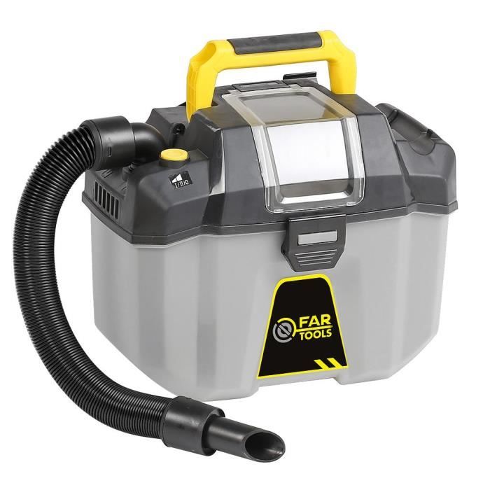 fartools aspirateur eau et poussiere sans fil 18v li ion 10 l 16 kpa sans batterie ni chargeur xf vacuum cdiscount jardin