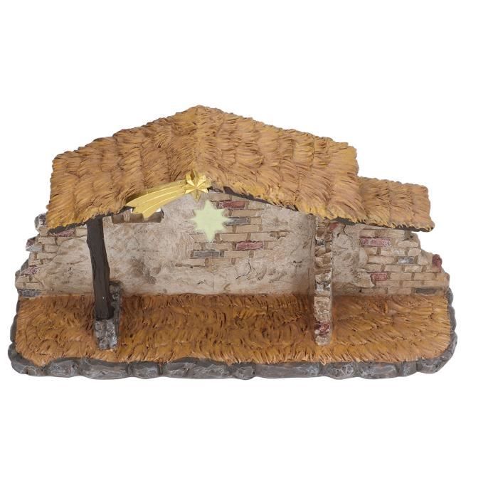 Pyramide De Noël Richard Glässer Seiffen – Scène De Nativité Avec Maison – Hauteur 3 – RG 16774 – Neuf