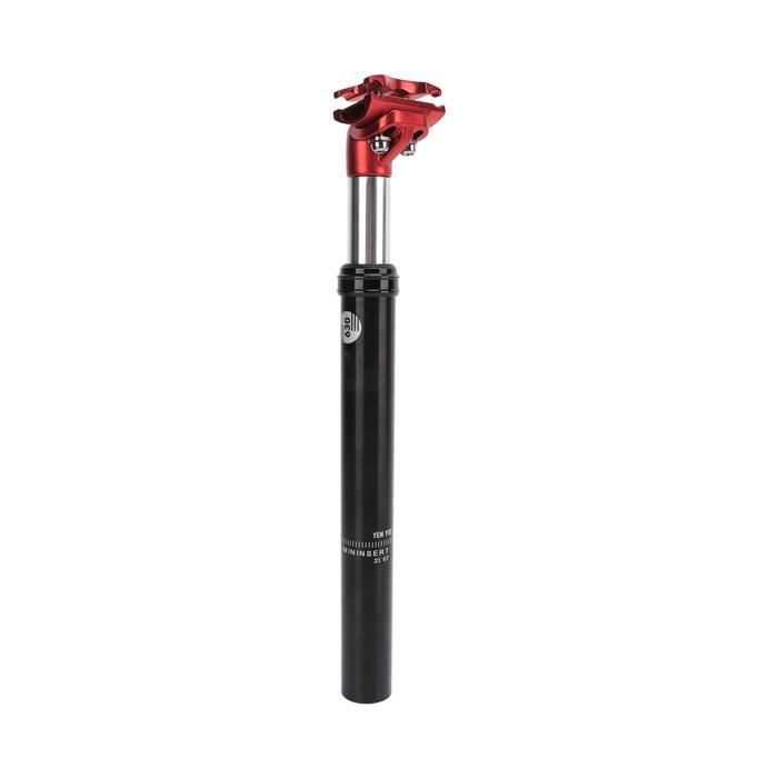 Fdit Tige de selle à amortissement de pression d'huile de vélo Suspension de vélo tige de selle amortisseur vélo pression