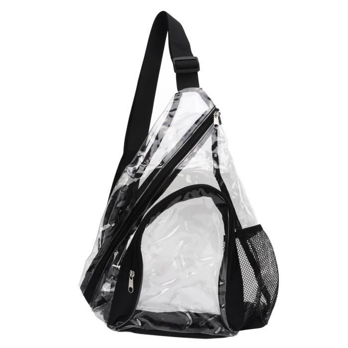 Sac ?� bandouli?�re transparent Sac de messager transparent en PVC sac ?� bandouli?�re clair pour 