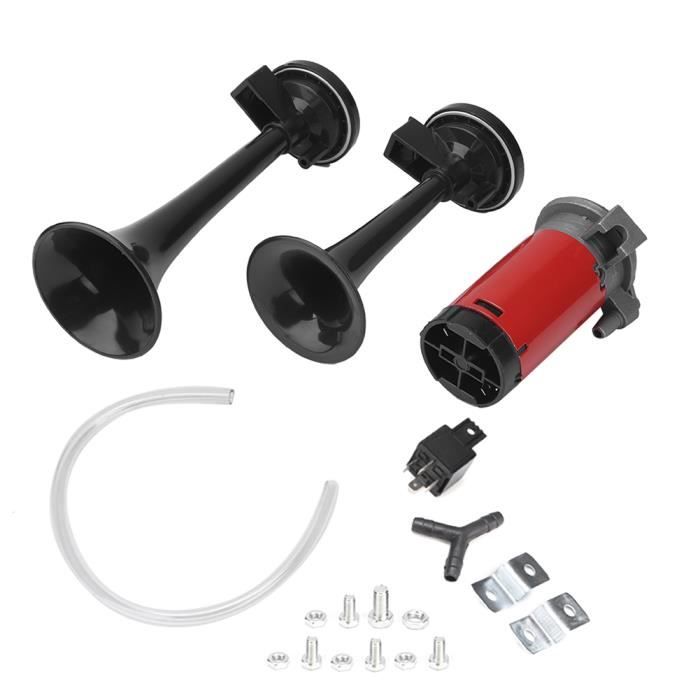 Klaxon Voiture EBTOOLS 12V 30W - 3 Tons Ajustables - 115dB - Pour Auto/Moto