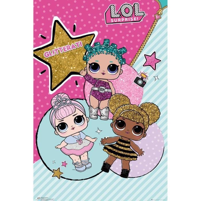 Affiche Maxi Lol Surprise Glitterati Achat Vente Affiche