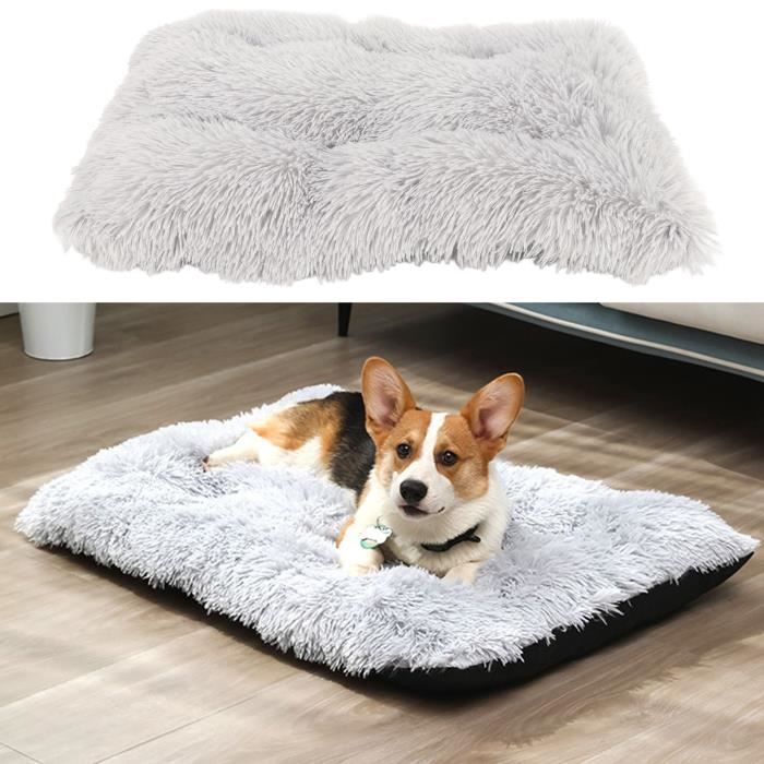 Meilleurs prix pour Coussin Chien Dehoussable - Tapis Lavable - Lit Gris Haute Qualité