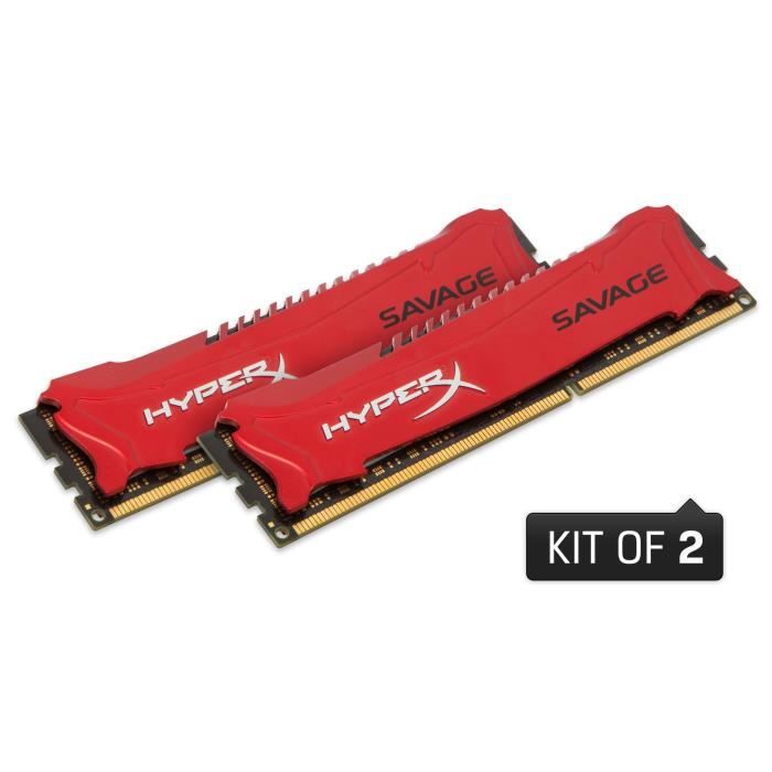 Kingston 8Go DDR3 HyperX Savage CL9 1600MHz x2