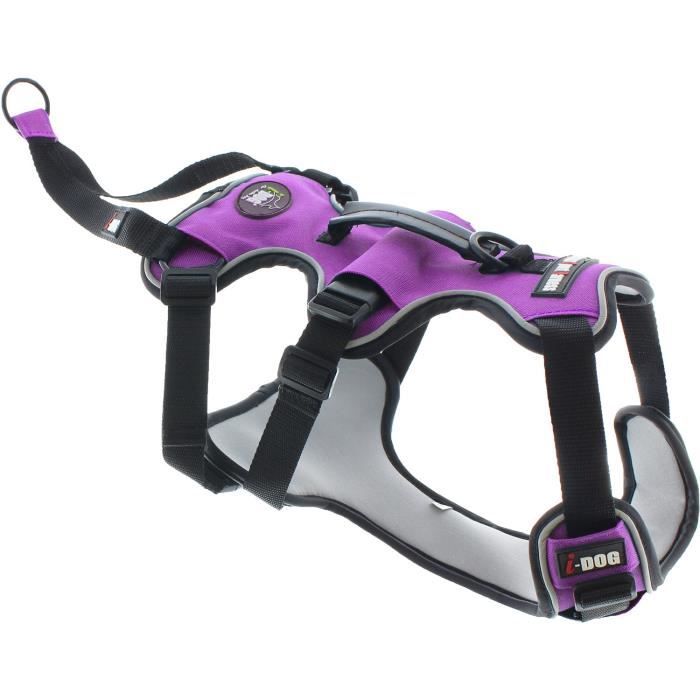 Comparer les prix de Harnais CONFORT I-DOG taille XL Violet