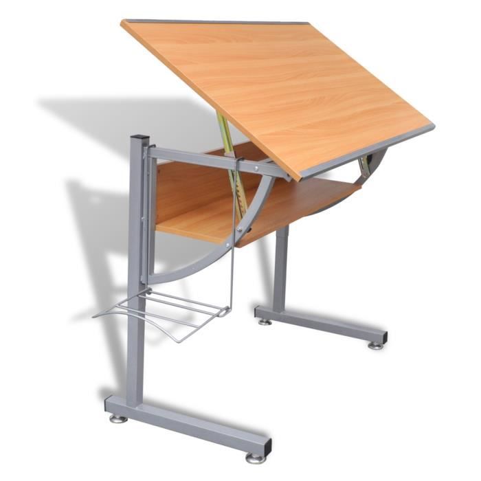 Table De Bureau A Dessin Avec Plateau Inclinable Hauteur Ajustable Design Pratique Pour Travail Durable Achat Vente Table A Dessin Table De Bureau A Dessin Avec Cdiscount