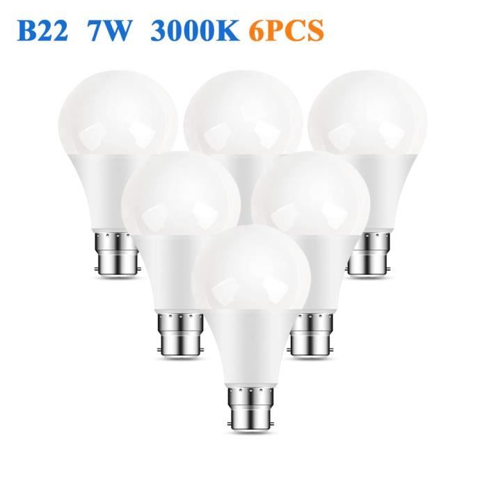 Ampoule LED G9 - 7W, Blanc Chaud 3000K, 650LM, Économie d'Énergie  Équivalente à une Lumière Halogène