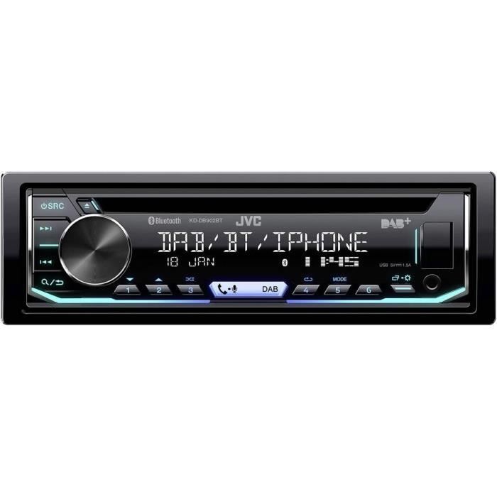 JVC kd-db902bt USB AUX IN CD mp3 DAB flac Kit de montage pour Mercedes A C M Classe JVC kd-db902bt USB AUX IN CD mp3 DAB flac Kit de montage pour Mercedes A C M Classe