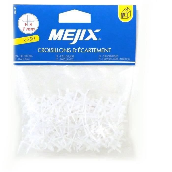 250 Croisillons D Ecartement De Carreleur Largeur 1 Mm 180121