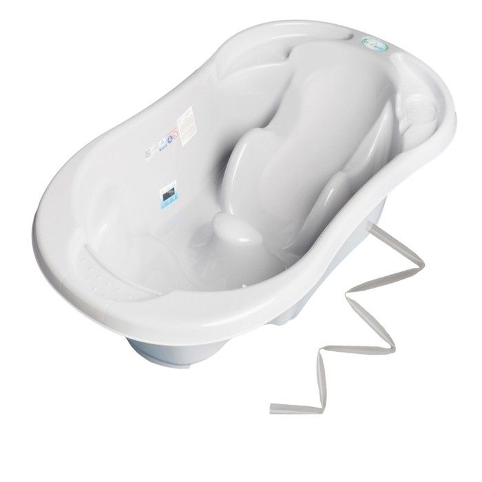 Baignoire Bebe Avec Reducteur Integre Gris Tuyau Cdiscount Pret A Porter