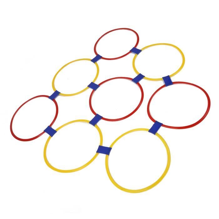 Lot De 12 Anneaux D'Entraînement Agilité 50 Cm - Couleurs Vives Pour Sport, École, Jeux Enfants