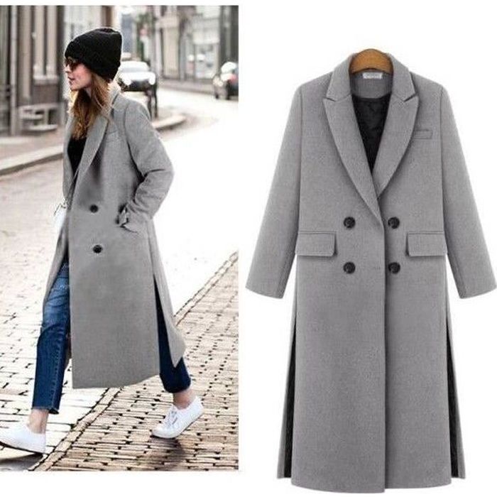 Pardessus femme long clearance