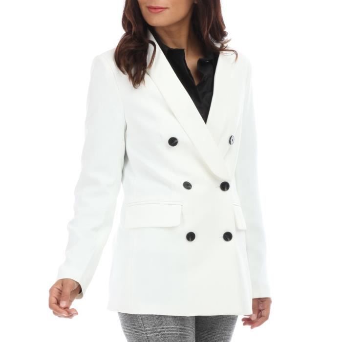 veste de costume blanche