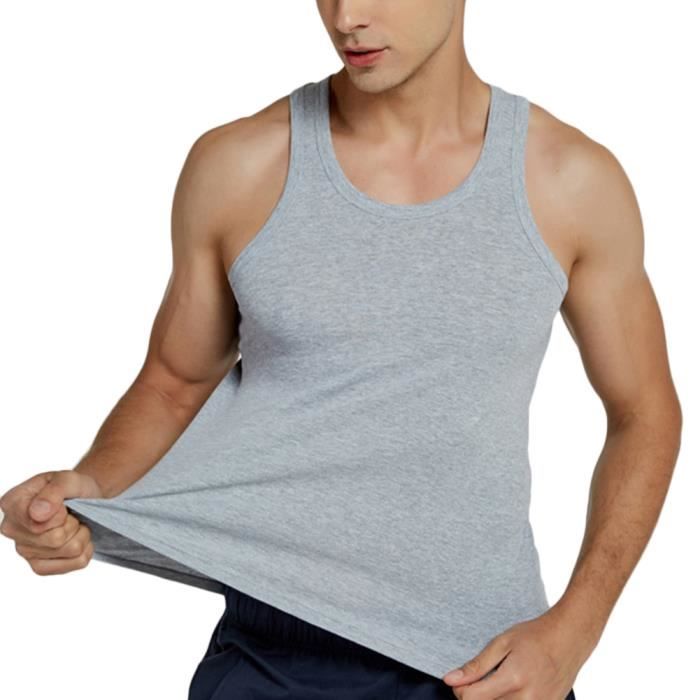 D bardeur Sans Manches Maillot de Corps D bardeur de Sport Col