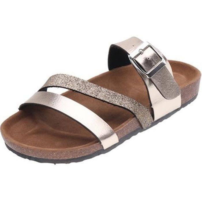 Sandale semelle liege - Cdiscount