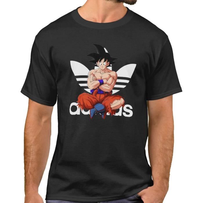 T-SHIRT PERSONNALISÉ SANGOKU DRAGON BALL Z DBZ NOIR