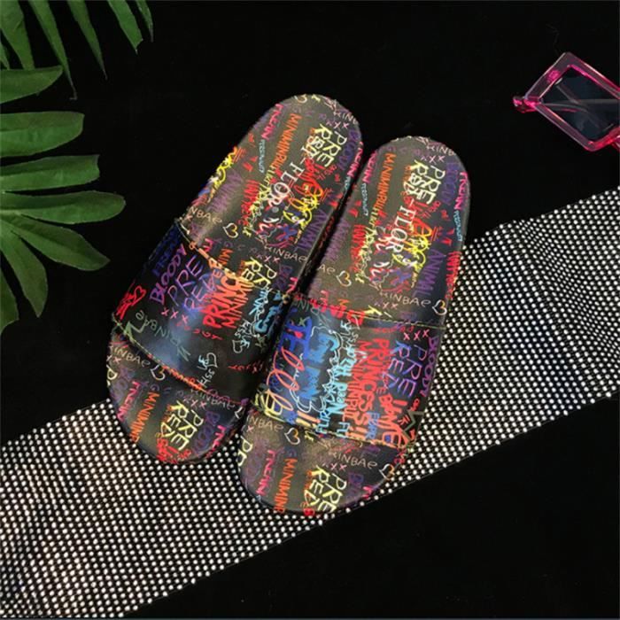 Sandales Noires à Talon Bloc Lost Ink - Taille UK 5 (pointure 38) - Neuf Avec Emballage