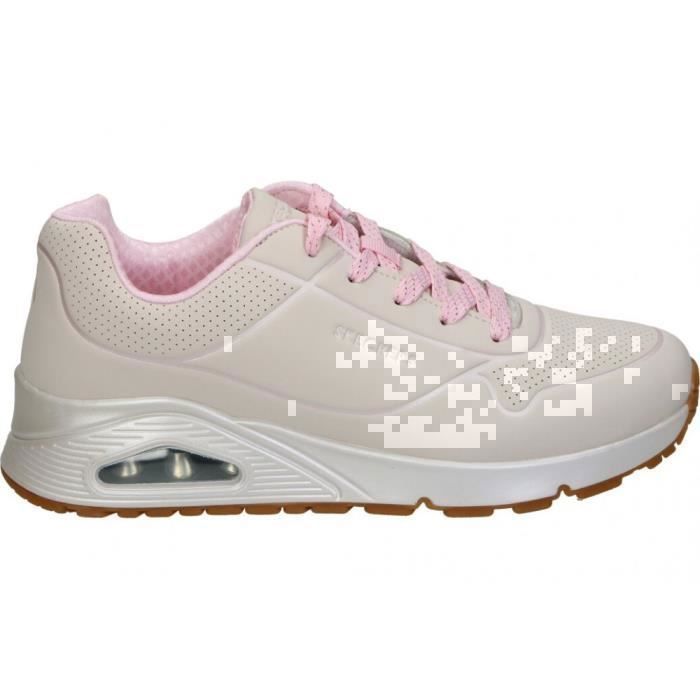 Skechers Baskets SKECHERS 310538L-LTPK pour femme - Beige - Lacets - Synthétique