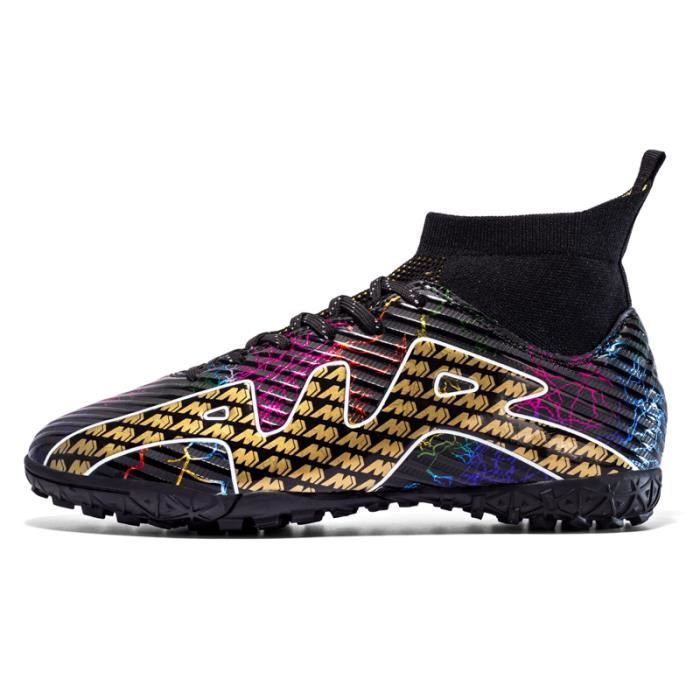 Chaussures de Football Homme High Top Spike Profession Athl tisme