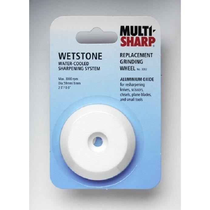 Multi-Sharp 3002 Meule de rechange en oxyde d'aluminium pour affûteuse