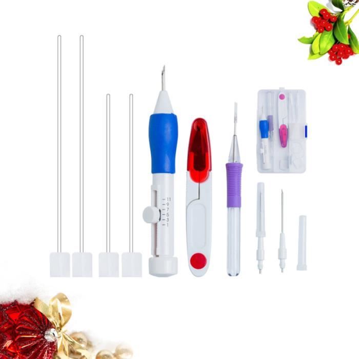 Kit D'Outils D'Aiguille de PoinçOn PoinçOn de Broderie Aiguille et