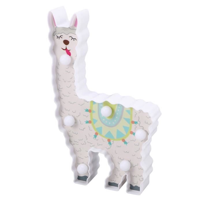 1 Pc Lama Veilleuse Dessin Anime Adorable Lampe De Bureau Lumiere Led Pour La Decoration De Chambre Table Lampadaire Cdiscount Puericulture Eveil Bebe