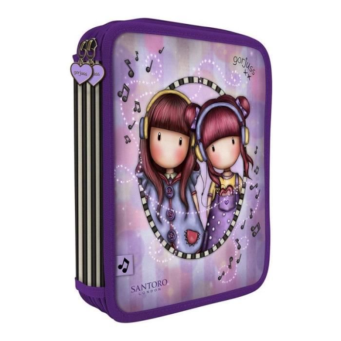 Safta Portatodo Triple Princesas 22x12x3cm - Boîte de rangement triple