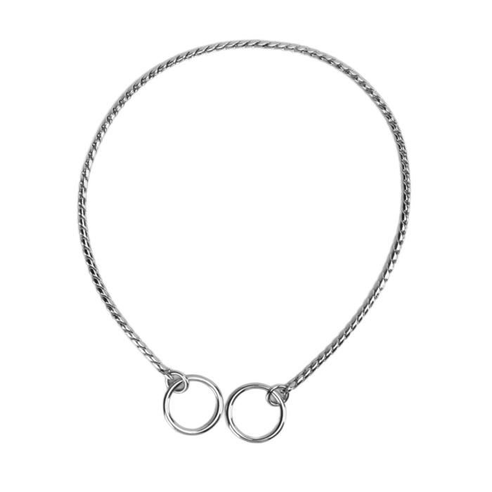 Collier Sautoir Chaîne Serpent Argenté Avec Pendentif Doré - Design Japonisant, Longueur 80 Cm