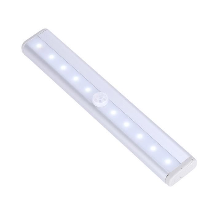 lampes a induction LED sans fil de larmoire lumiere avec capteur de mouvement lumiere nuit en aluminium pour armoire chambre