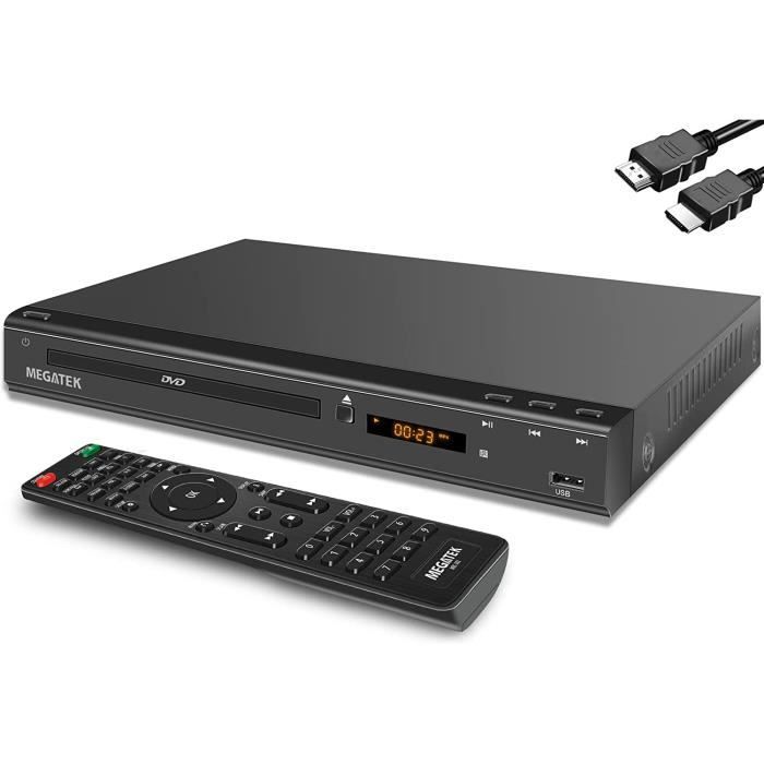 TEK Lecteur DVD CD pour TV, MultiZones, HDMI, Conversion ascendante