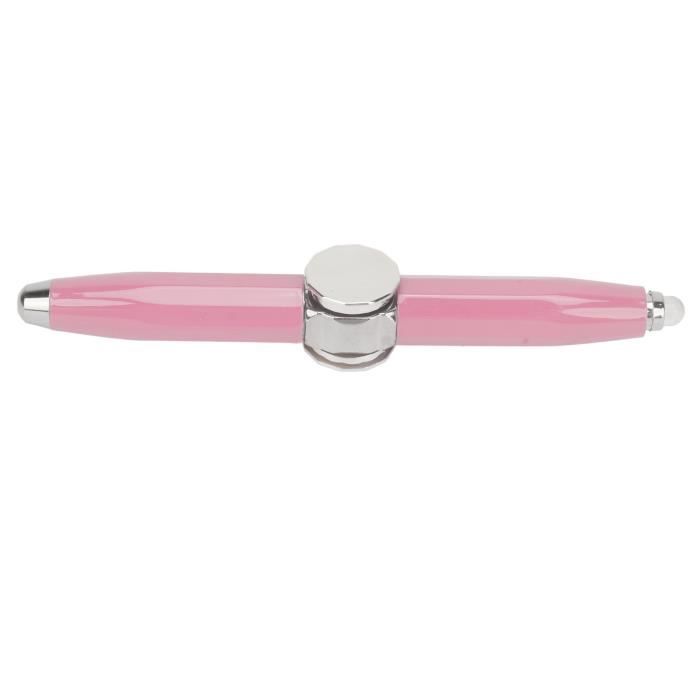 Hztyyier Stylo Fidget Rotatif Avec Lumière LED - Stylo Anti-Stress Pour Concentration