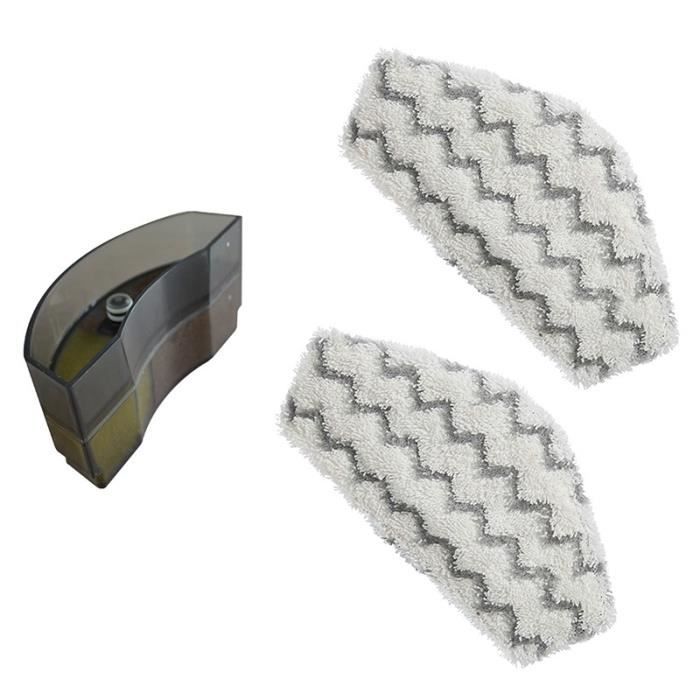 6 Tampons Microfibre Lavables Pour Balai Vapeur - Dimensions 30x16 Cm - Compatibles Plusieurs Marques - Pour Sols Durs