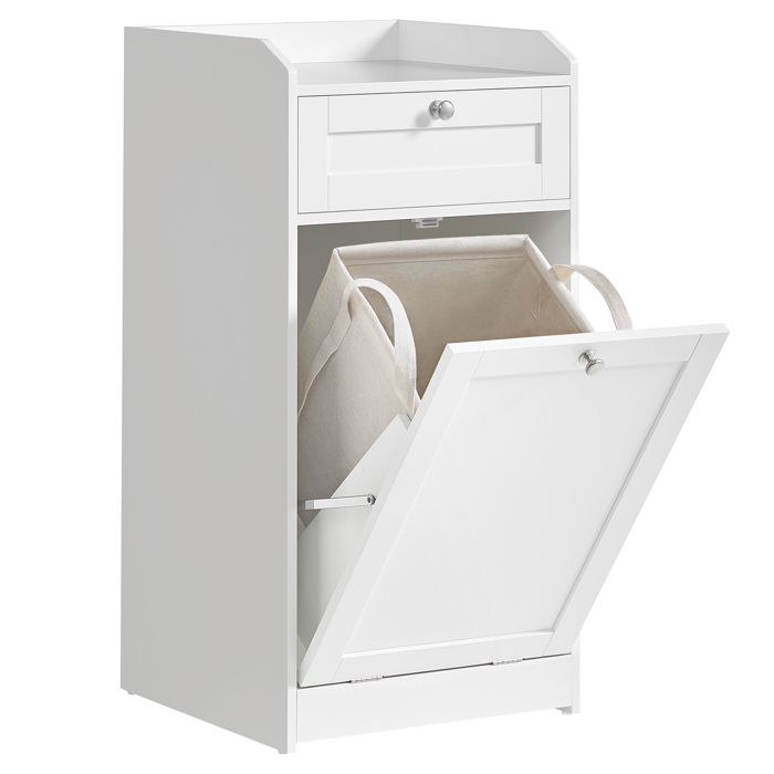 Meuble bas de Salle de Bain - VASAGLE - Meuble de Salle de Bain - 40 x 40 x 802 cm Blanc Nuage