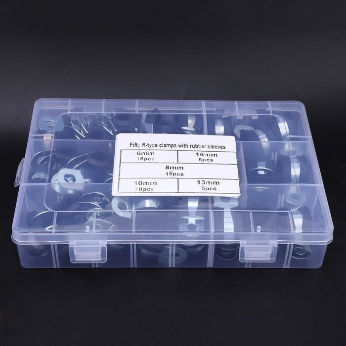 50pcs Clips R Broches Forme de R Accessoire de Pièces RC Adapté pour